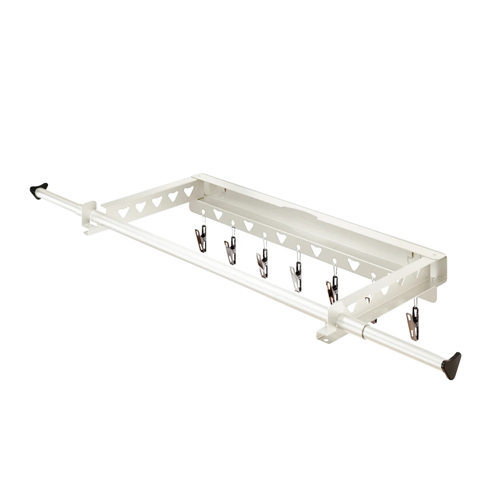 Elektrischer Wäschetrockner, Verstellbarer Hebemechanismus, Integrierte Led-beleuchtung, Grau