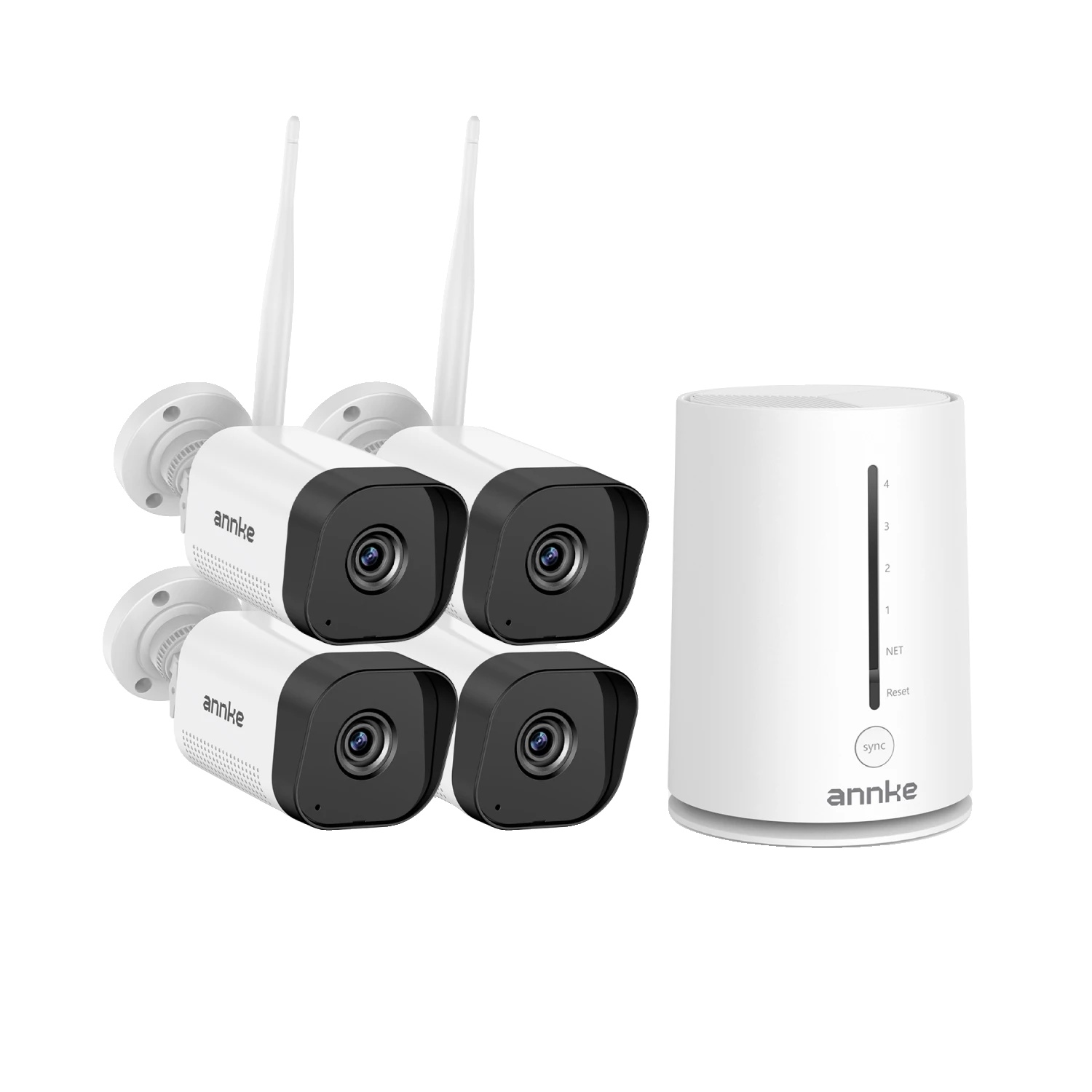 Überwachungskamerasystem, Ki-erkennung, Zwei-wege-audio, 8 Kanäle, 2 X 8-mp-kameras, 1 Tb Integrierte Festplatte