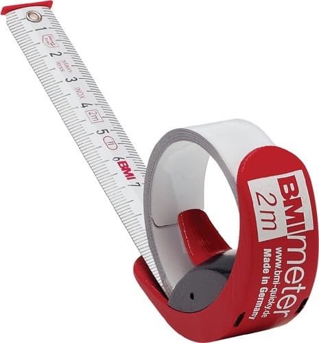 BMI eter 429241011 Maßband 2 m Edelstahl