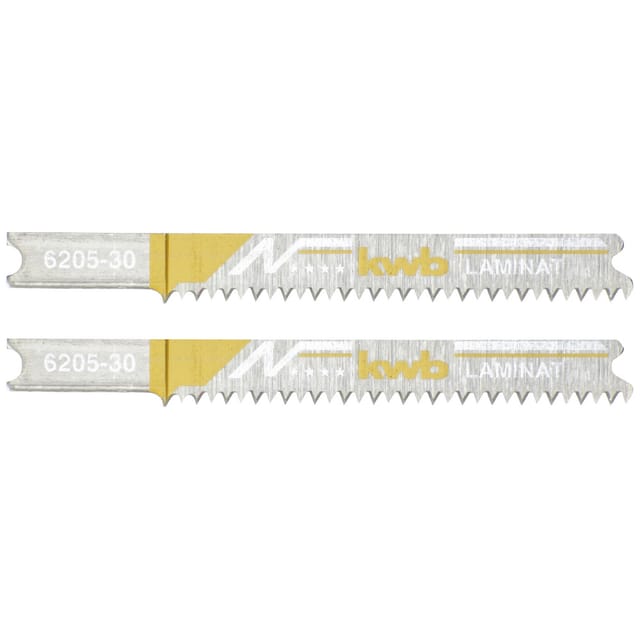 KWB - 620530 Stichsägeblätter, laminat, Holzbearbeitung, Bi-Metall 2 St.
