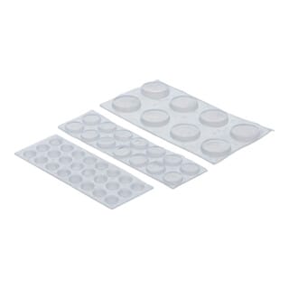 Elastikpuffer-Satz transparent 46-tlg.