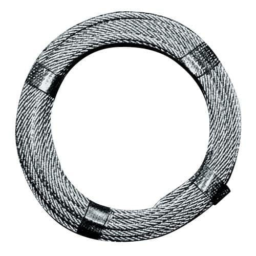 Nordwest Handel Ag - Drahtseil D.3,0-4,0mm L.10m 6x7+1 fe Bruchkraft 5,28 kN Stahl,verz.ku.-ummantelt