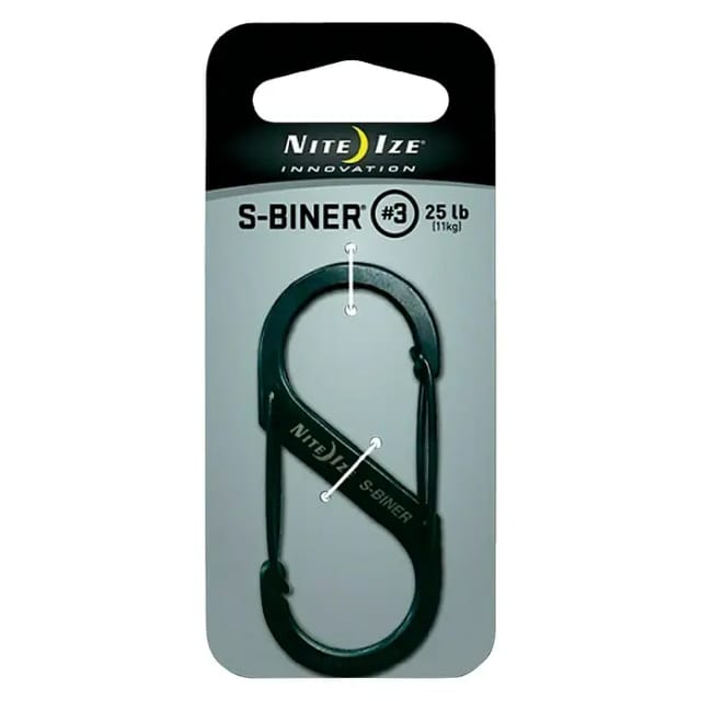 NI-SB3-03-01 Karabiner S-Biner Gr. 3 67 mm x 29 mm 1 St. - Nite Ize