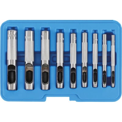 Bgs Technic - Locheisen-Satz 3 - 12 mm 9-tlg.