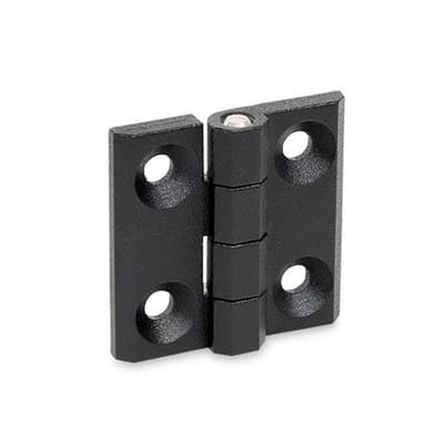 Ganter 237-ZD-40-40-A-SW Scharnier gn 237 Höhe 40 mm Breite 40 mm Stärke 5 mm Zi