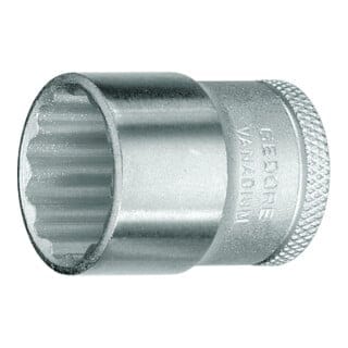 Steckschlüsseleinsatz d 30 3/8 ″ 12-kant Schlüsselweite 19 mm Länge 30 mm