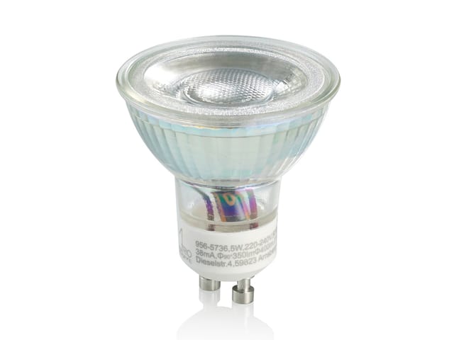 Trio - GU10 led Stiftsockel - 4,5 Watt, 345 Lumen, 3000 k Warmweiß - 3 Stufen Dimmer