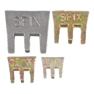 Krallenkeile-Sortiment S-Fix 4-tlg.