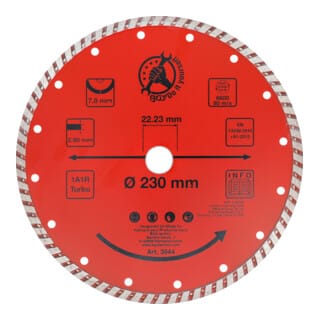Turbo-Trennscheibe ø 230 mm