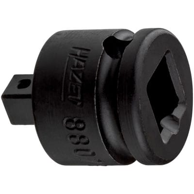 Reduzierstück 8807S Vierkant hohl 10 mm (3/8 Zoll) Vierkant massiv 6,3 - Hazet
