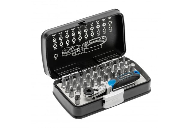 Bit-Satz 33-teilig Högert HT1R460 Bit-Set Steckschlüssel Adapter Bithalter Ratsche