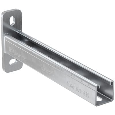 Fischer - Auslegerkonsole fca Montageschiene Profil 41/2,5 300mm, gemäß R30mlAR / EN1363-1 & R120, Stahl feuerverzinkt