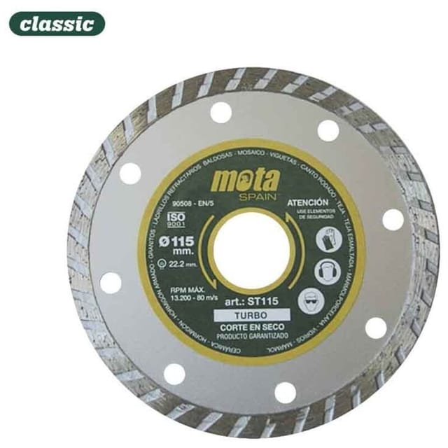 Turbo-Diamantscheibe Ø115 mm CLP18 ST115 MOTA