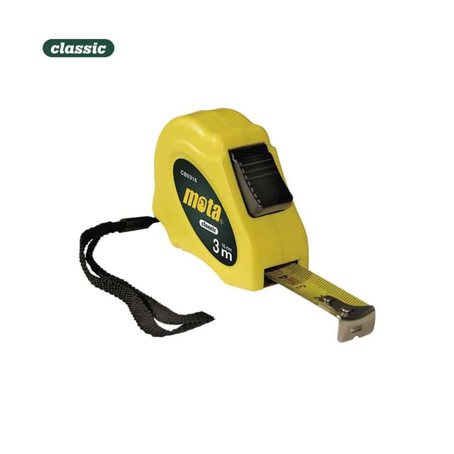 Maßband mit Bremse, 3 m x 16 mm, CB0316 MOTA, verschiedene Farben/Modelle