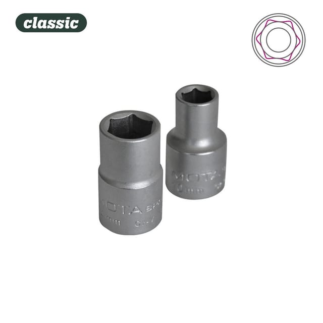 Schlüsselloch hex vertieft 1-2 de 27mm e127 Mota