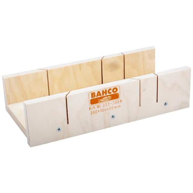 Schneidlade aus Holz, 400 x 104 x 50 mm - Bahco