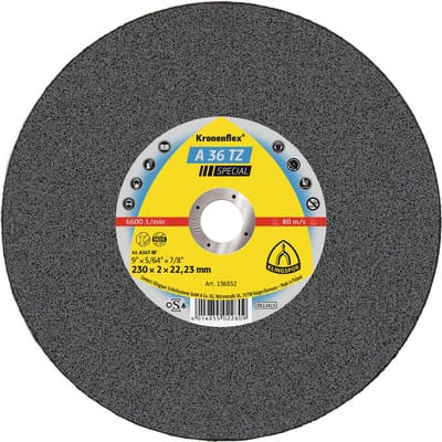 A 36 TZ Trennscheiben, 230 x 2 x 22,23 mm gerade, 136552