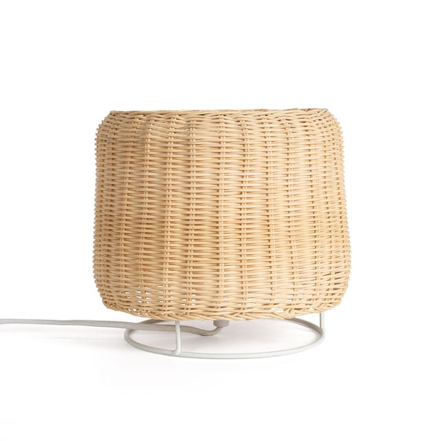 Ledkia - Tischlampe Rattan Gondia Natürlich