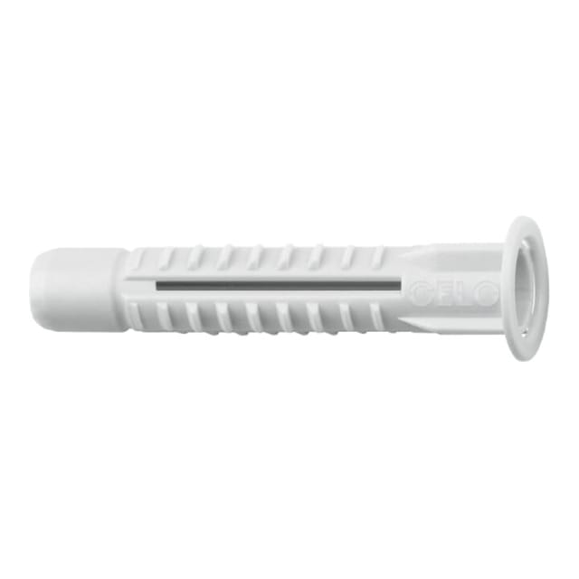 Apolo Mea - celo Mehrzweckdübel mit Kragen mzk 12x72 - Polyethylen grau