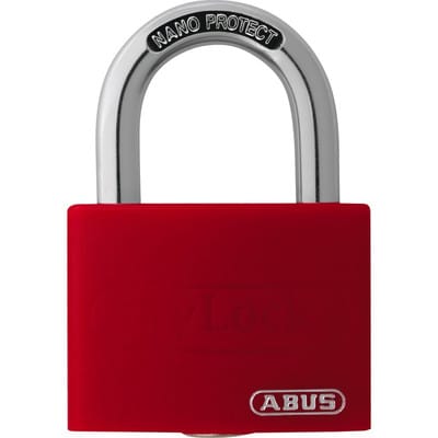 ABUS Vorhangschloss Aluminium T65AL/40 rot