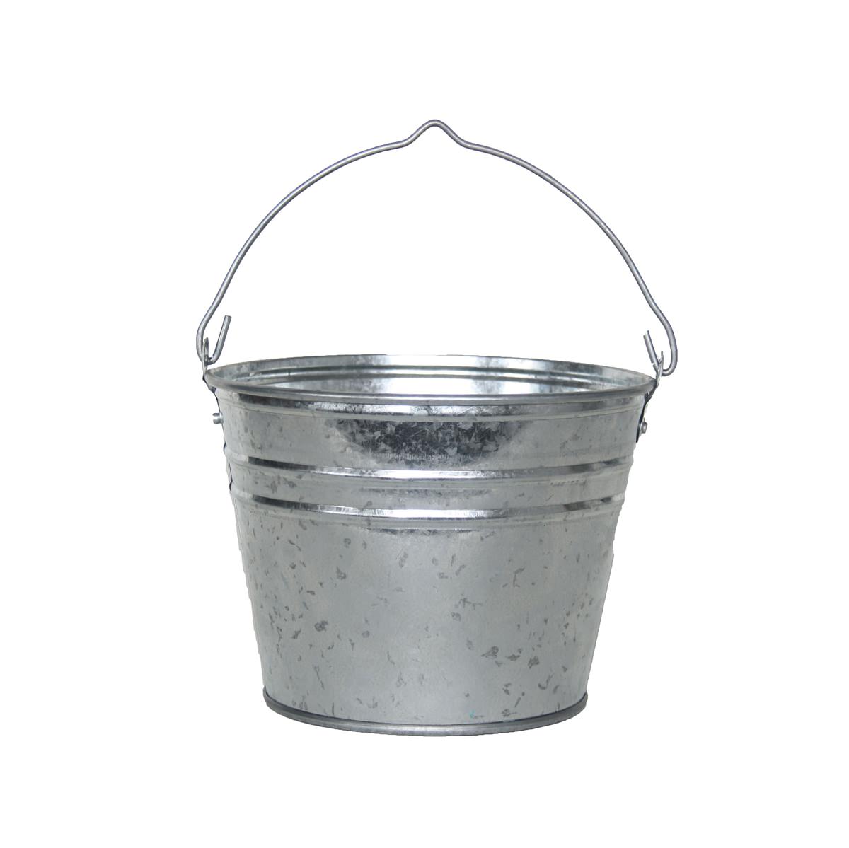 Zink Eimer S 24x24x19,5 Cm