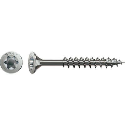 Spax - Edelstahl 5 x 120 mm Senkkopf t-star plus Teilgewinde 4CUT Edelstahl rostfreiei A2 100 Stk