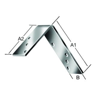 Balkenschuhe 100x75x30x3mm Edelstahl, rostfrei - Vormann