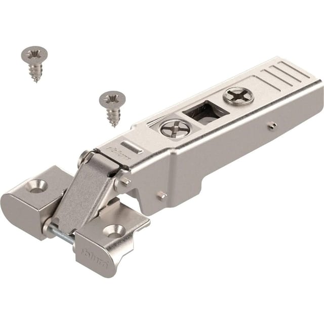 Clip top Alurahmenscharnier 95°, gerade mit Feder, Schrauben - Blum