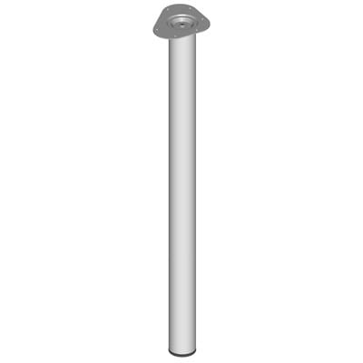 Stahlrohrmöbelfüsse silberfarb.900mm rd.60mm