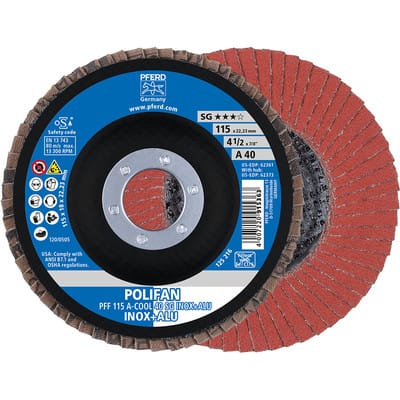 Fächerschleifscheibe a-cool sg gerade 115mm K40 Pferd