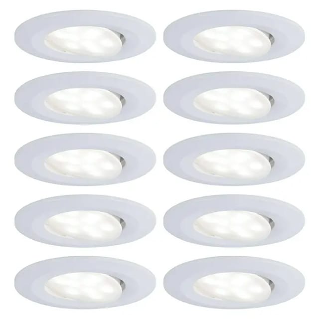 Paulmann LED-Bad-Einbauleuchte 10er Set 65 W Weiß (matt)