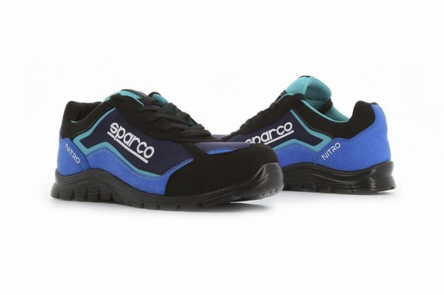 Nitro S24 Halbschuh S3 - Blau und Schwarz - Größe 48 - nitro 07522 nraz - 48 - Sparco
