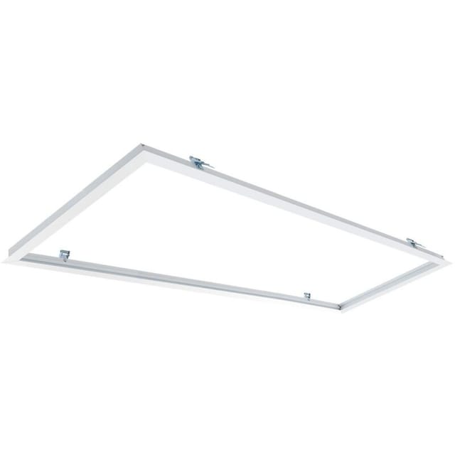 Einbaurahmen für LED-Panels 120x30 cm Weiß