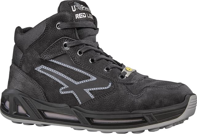 U-power - Sicherheitsstiefel Lift Carpet Gr.45 schwarz/grau S3 src esd EN20345 RC10013-45