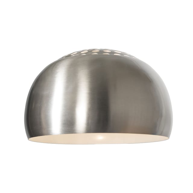 Runder Lampenschirm aus Stahl für XXL-Bogenlampe