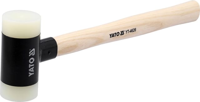 Yato - Schonhammer Kunststoff Hammer Ausbeulhammer Rückschlagfrei l 348 mm ø 45 mm 490g