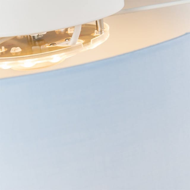 Deckenleuchte blau 40 cm inkl. led - Drum led