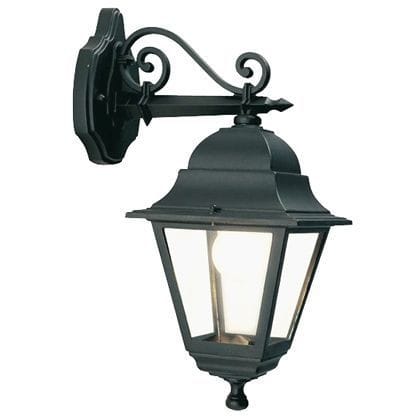 Schwarze quadrated gartenlampe 988/06