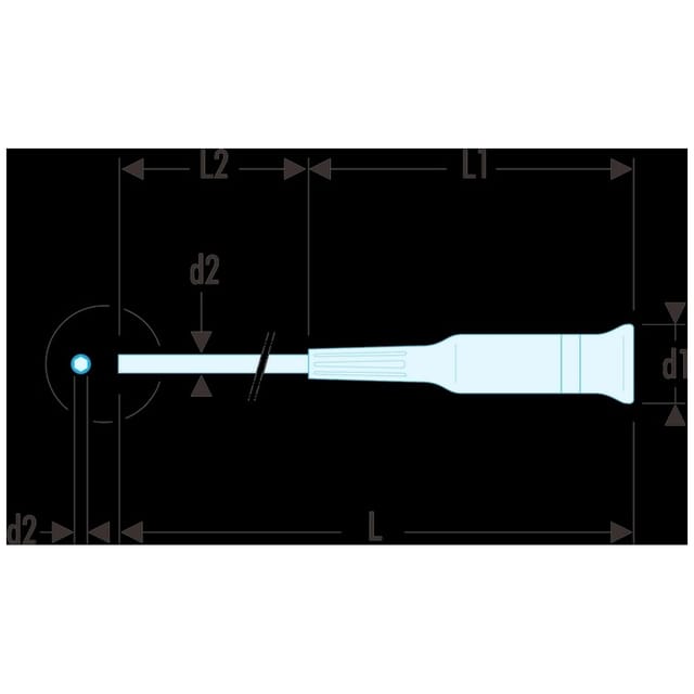 AEF.1.8X35 Handschrauber antistatisch 1,8x35mm - Facom