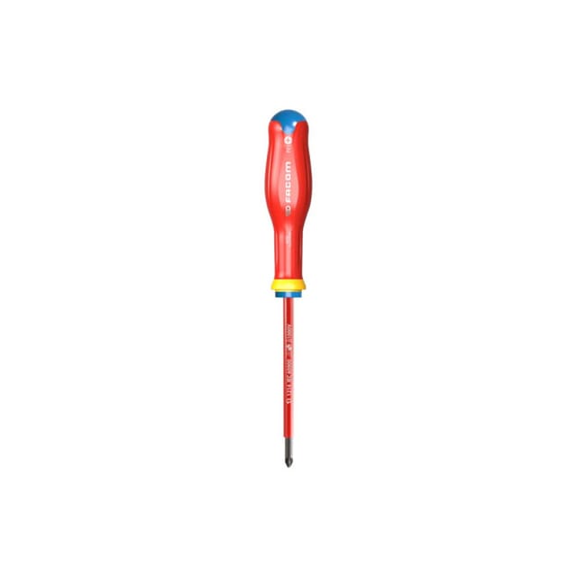 Facom - Isolierter Protwist-Schraubendreher 1000 Volt für Kreuzschlitzschraube Pozidriv pz 1x100 ATD1X100VE