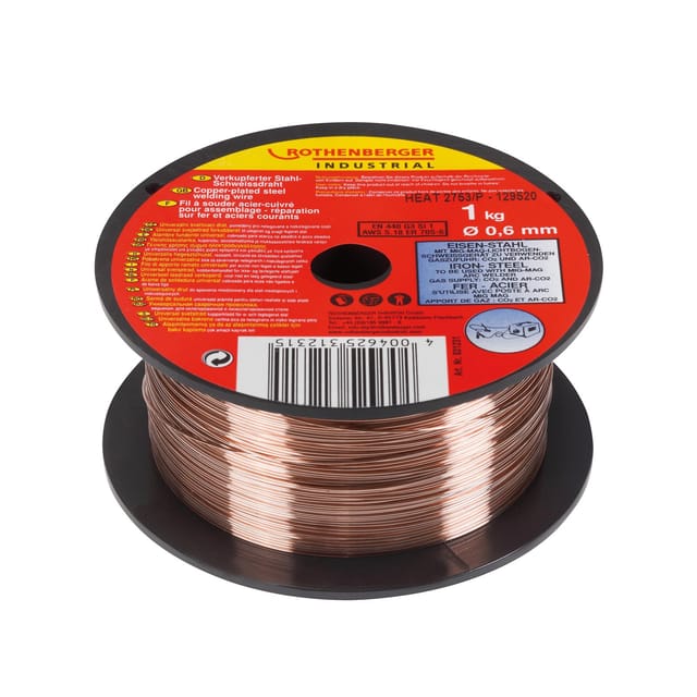 Rothenberger - Industrial Schutzgas-Schweißdraht 0,6 mm / 1 kg - 31231