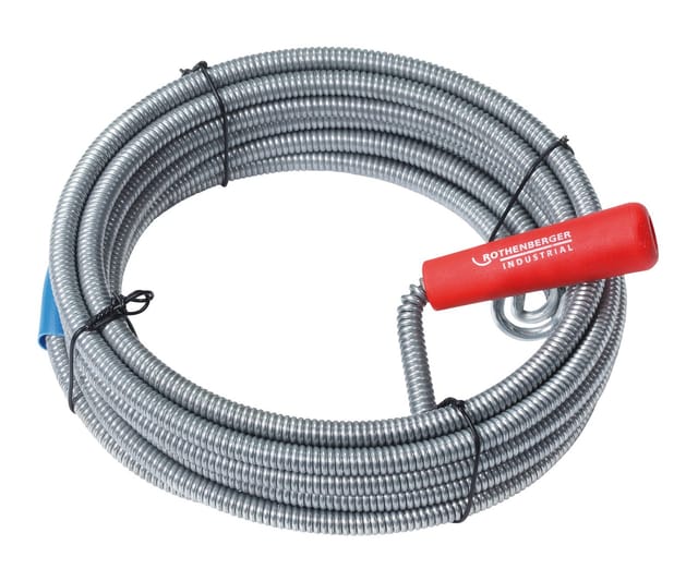 Industrial Reinigungsspirale mit Rückholbohrer ø 26 mm 7 m - 072985E - Rothenberger
