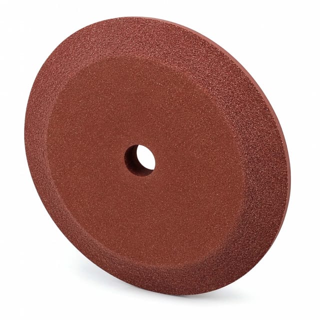 Wiltec - Ersatzteil für Sägeblatt Schärfgerät - Keramik-Schleifscheibe - Ersatz Schleifscheibe ø 105 mm / 10 mm, keilförmig für kleinere Sägezähne,