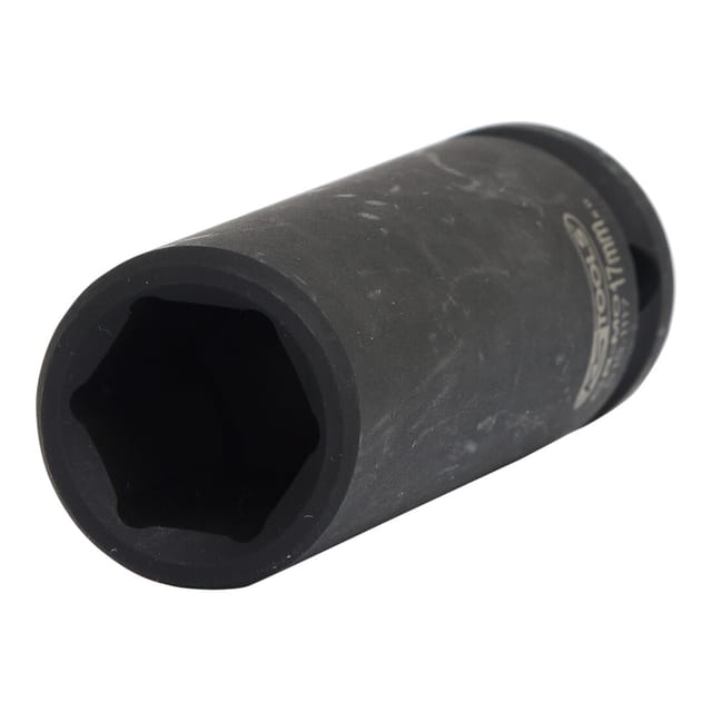 1/2' Sechskant-Kraft-Stecknuss, lang, 17mm