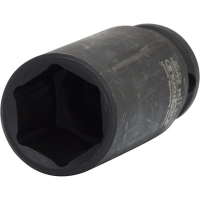 1/2' Sechskant-Kraft-Stecknuss, lang, 24mm