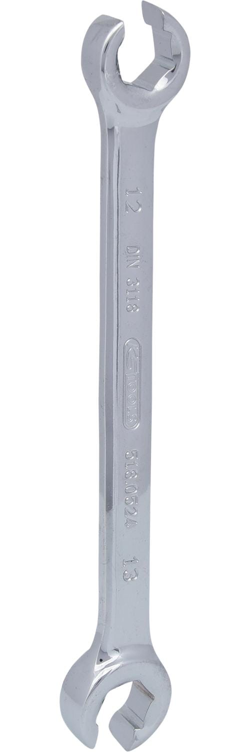 CHROMEplus Offener Doppel-Ringschlüssel, abgewinkelt, 12x13mm