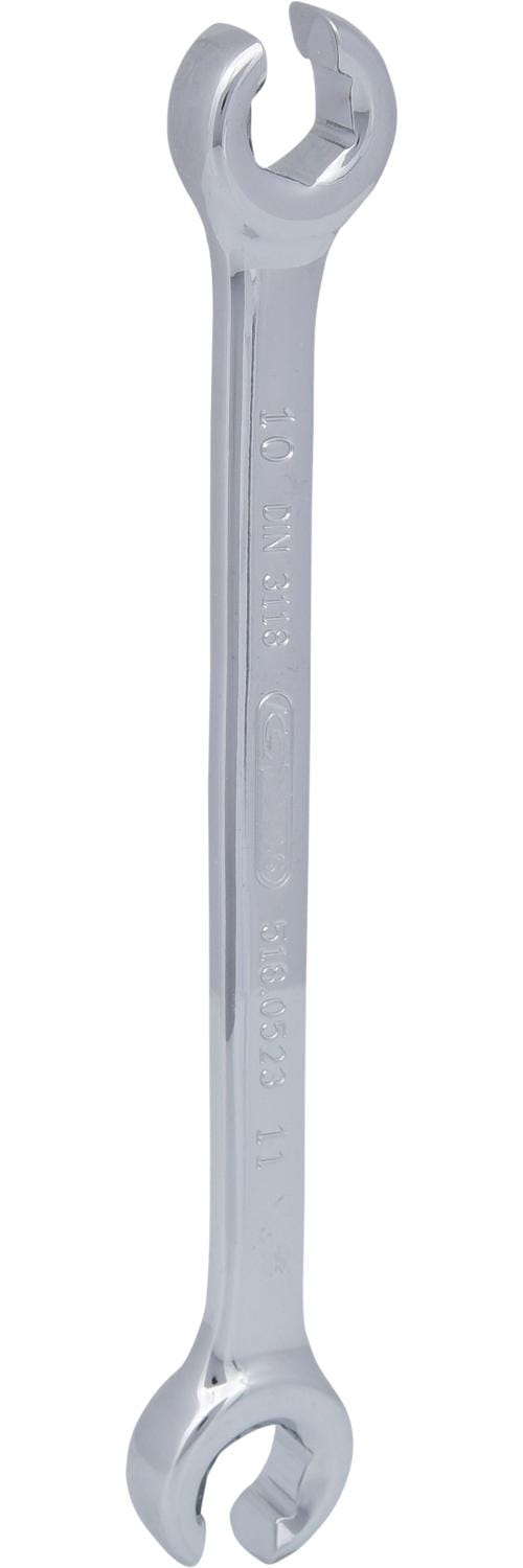 CHROMEplus Offener Doppel-Ringschlüssel, abgewinkelt, 10x11mm