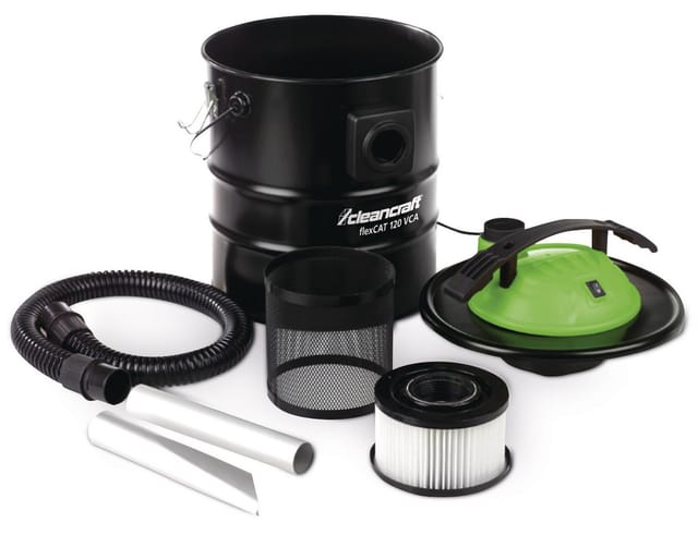 Aschesauger flexCAT 120 vca Gebläsefunktion 1,2 w Schmutzbehälter 20L - Cleancraft