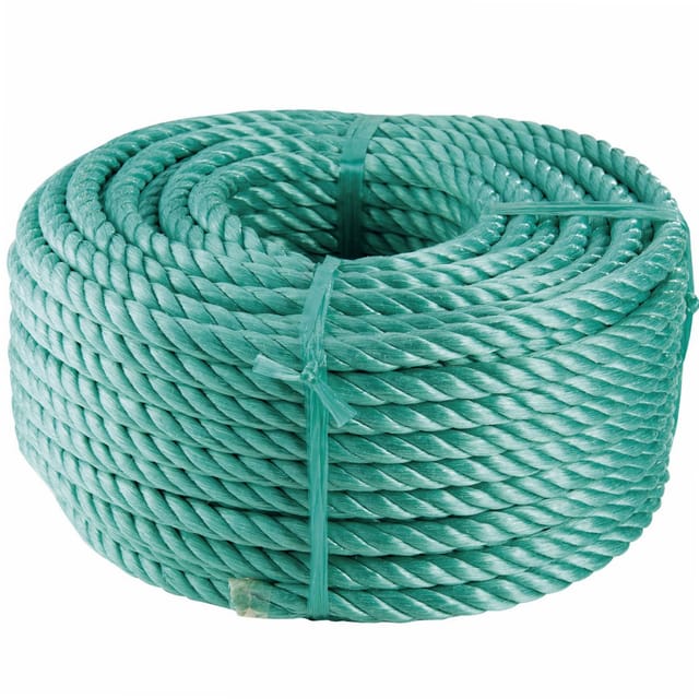 Corderies Tournonaises - Grünes Polyesterseil 40m, Ø10mm