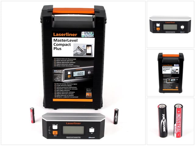 Laserliner - MasterLevel Compact Plus 081.265A Digitale Wasserwaage mit Magnet 30 mm
